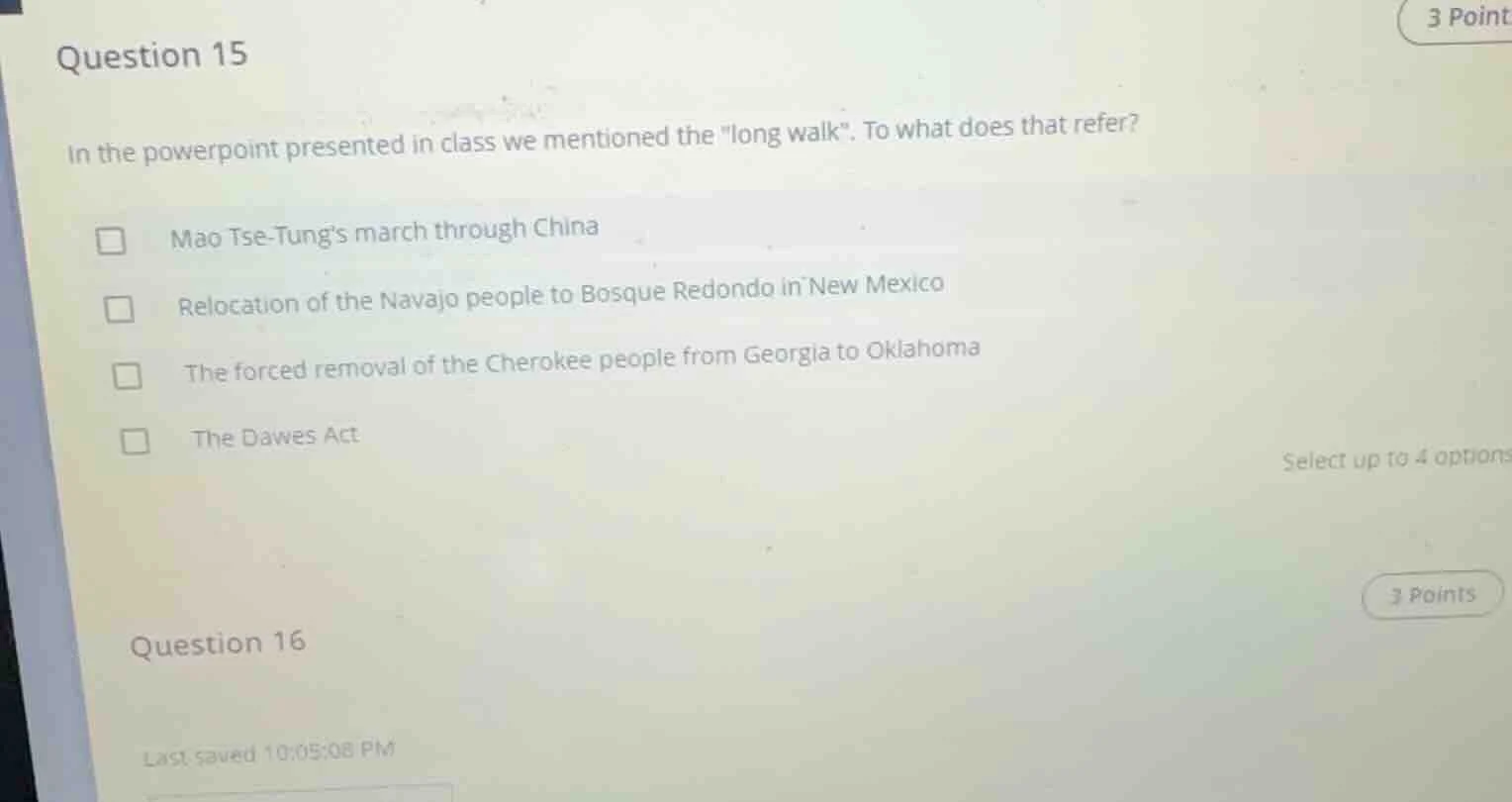 question 15 in the powerpoint presented in class we mentioned the \long…