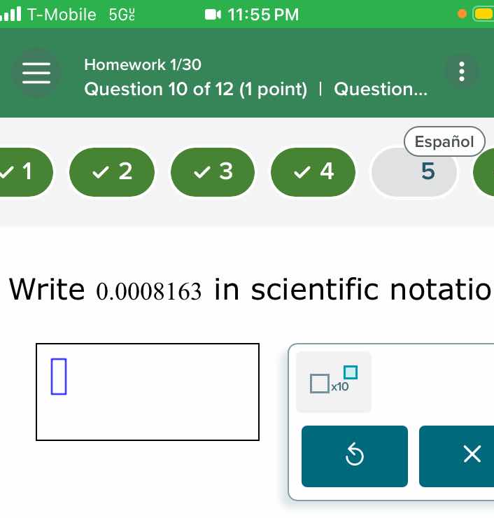 write 0.0008163 in scientific notatio