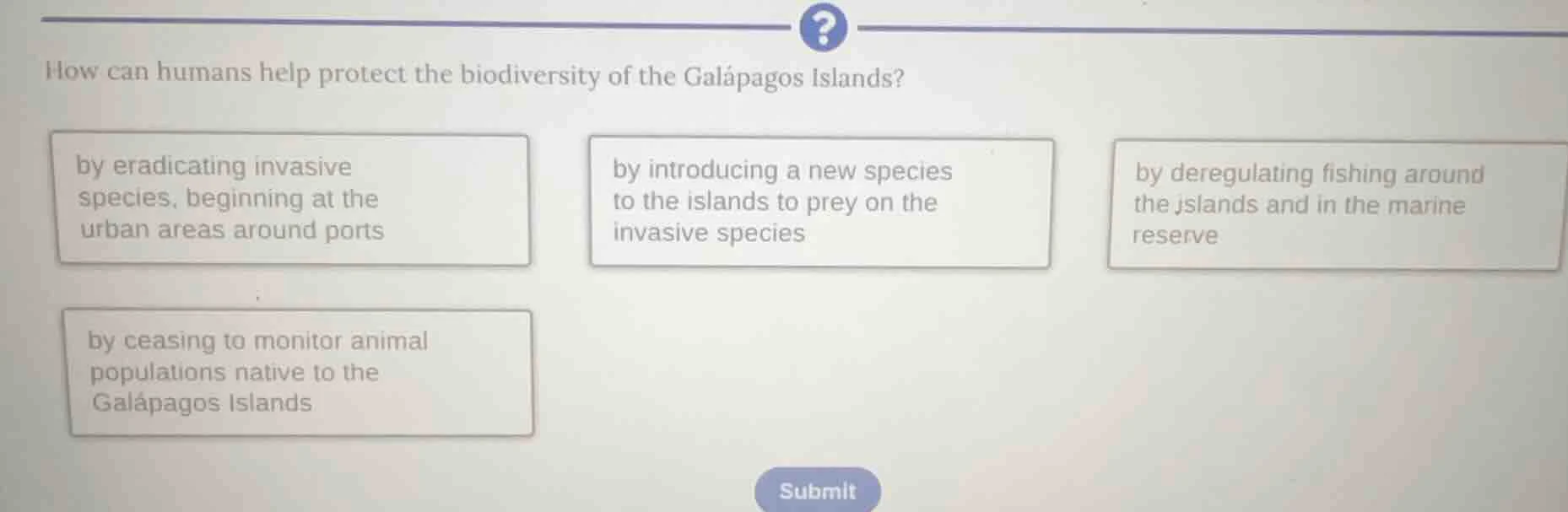 how can humans help protect the biodiversity of the galápagos islands? …