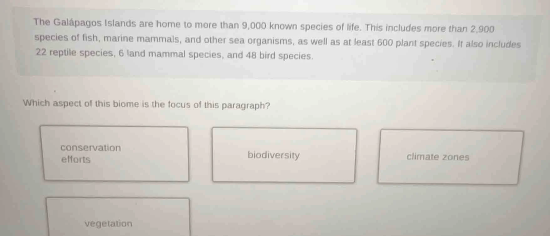 the galápagos islands are home to more than 9,000 known species of life…