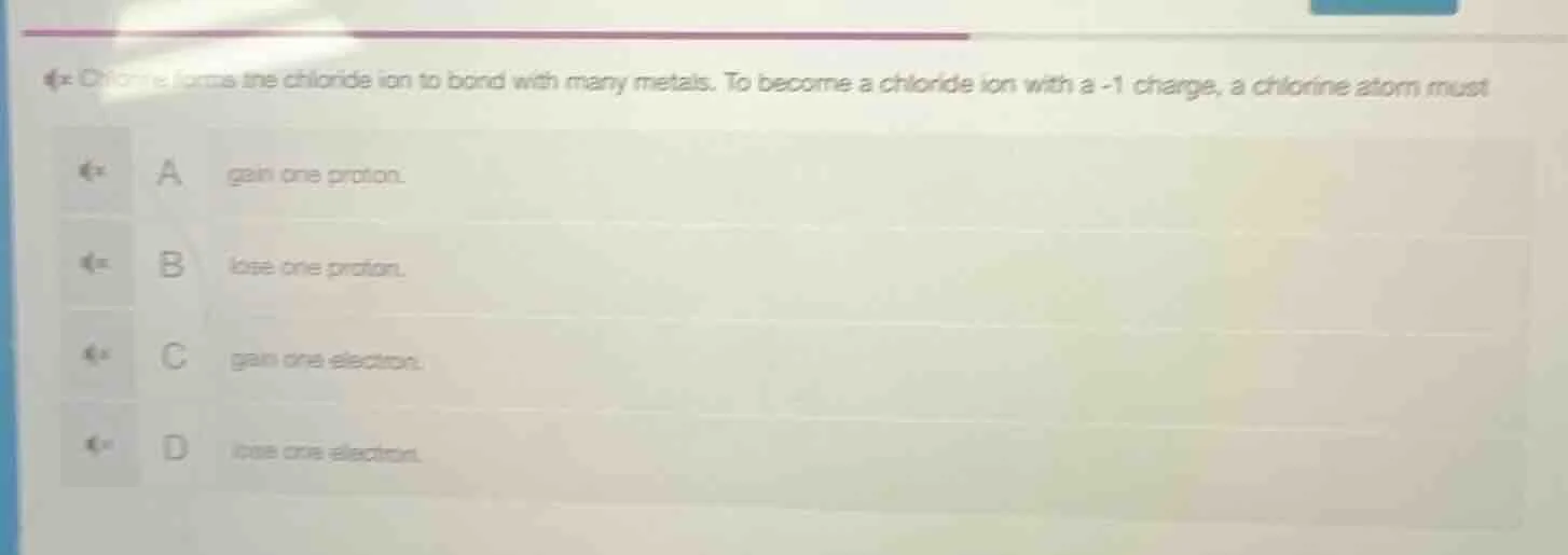 chlorine forms the chloride ion to bond with many metals. to become a c…