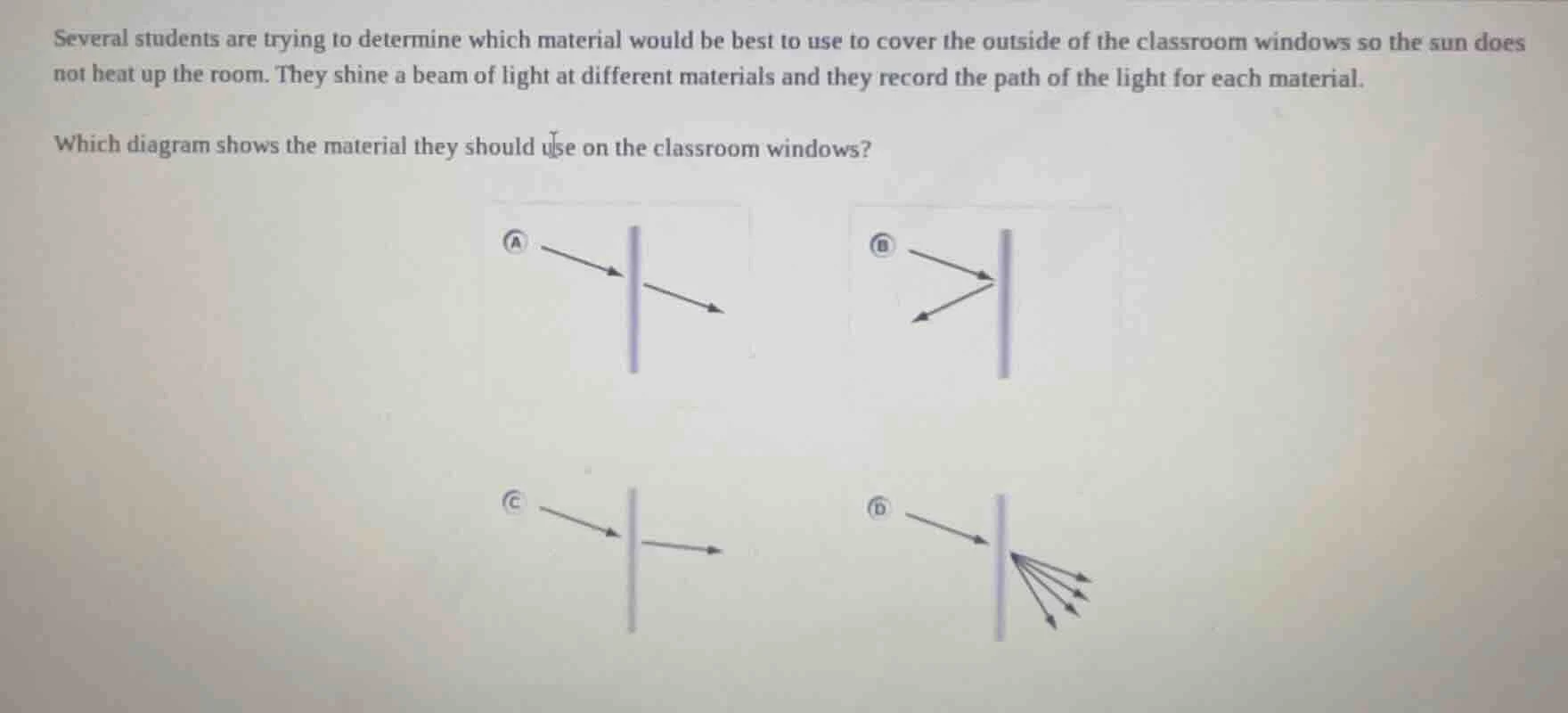 several students are trying to determine which material would be best t…