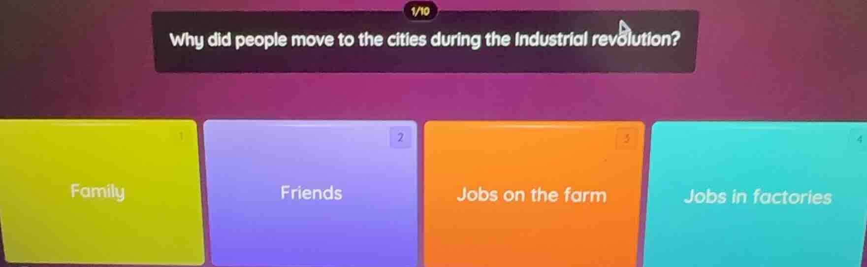 why did people move to the cities during the industrial revolution? 1 f…