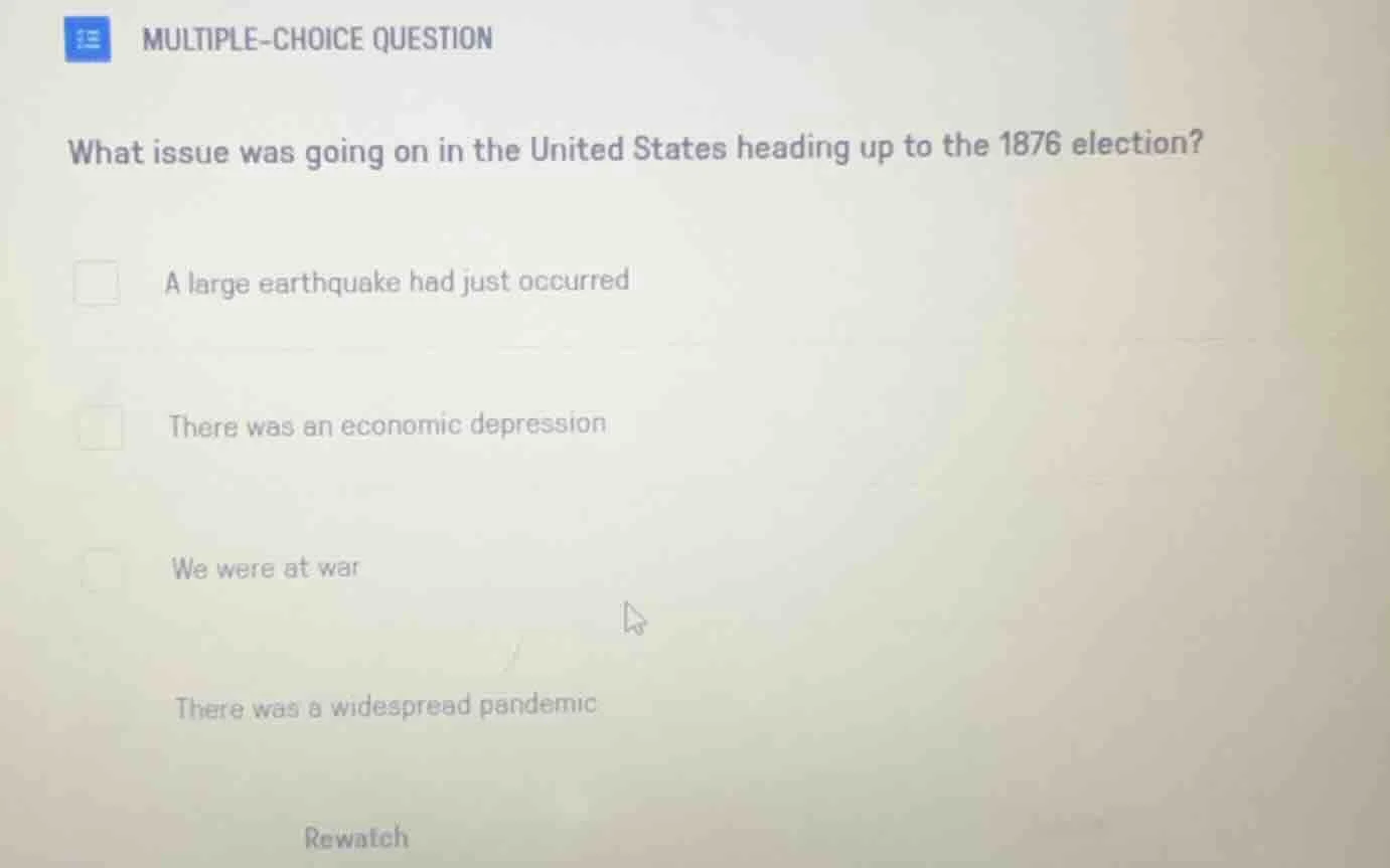 multiple-choice question what issue was going on in the united states h…