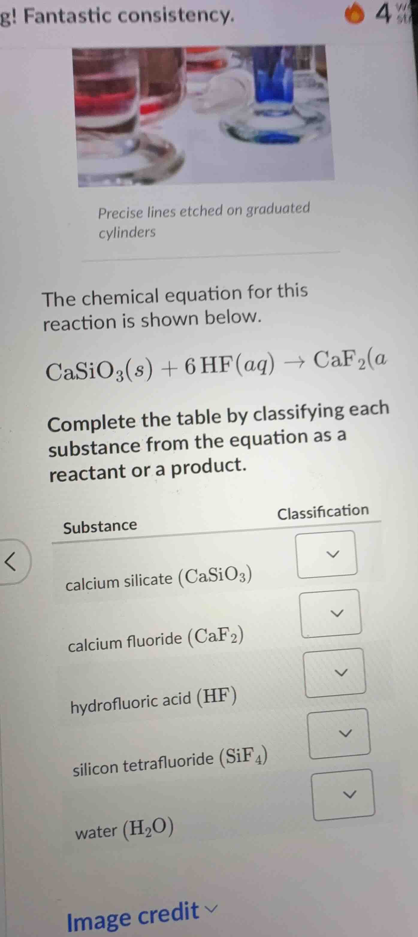 the chemical equation for this reaction is shown below.\\(\\ce{casio_3}…
