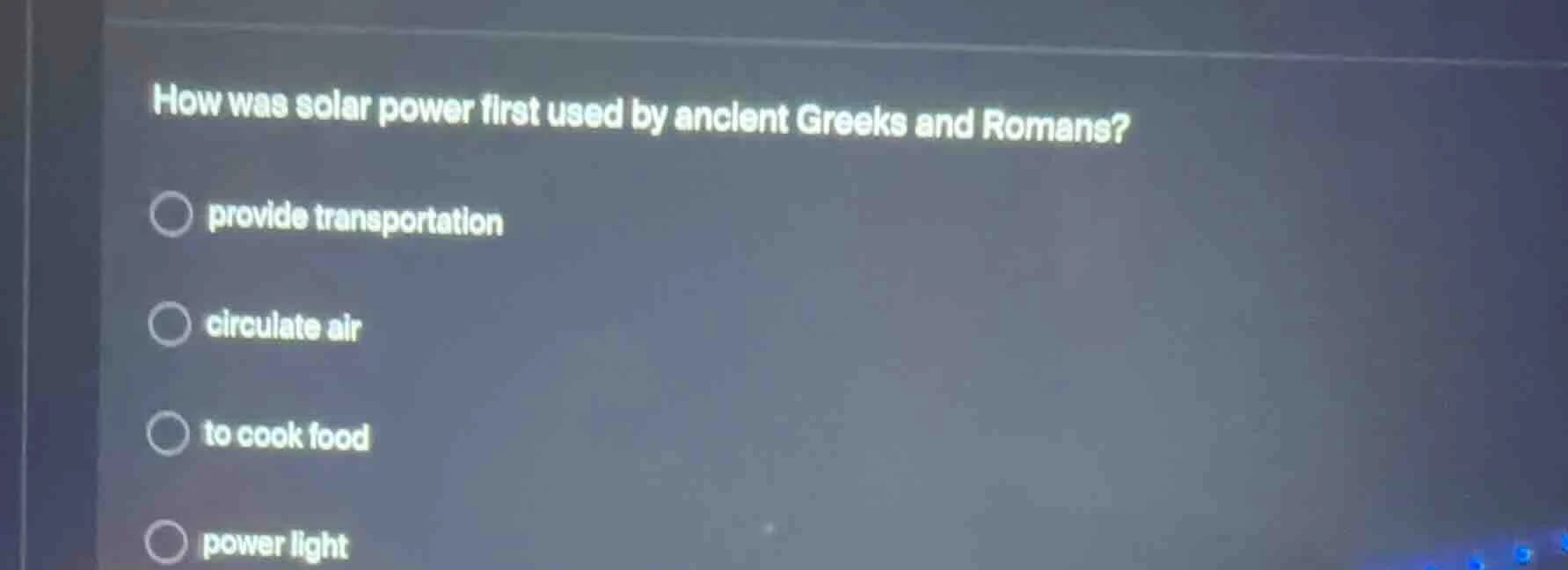 how was solar power first used by ancient greeks and romans? provide tr…
