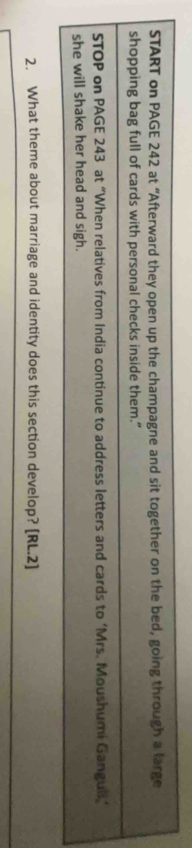 2. what theme about marriage and identity does this section develop? rl…