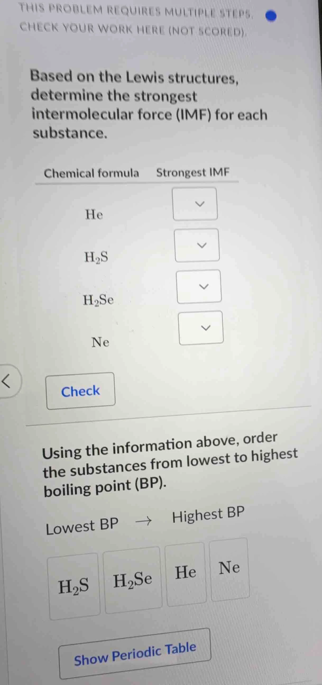 this problem requires multiple steps, check your work here (not scored)…