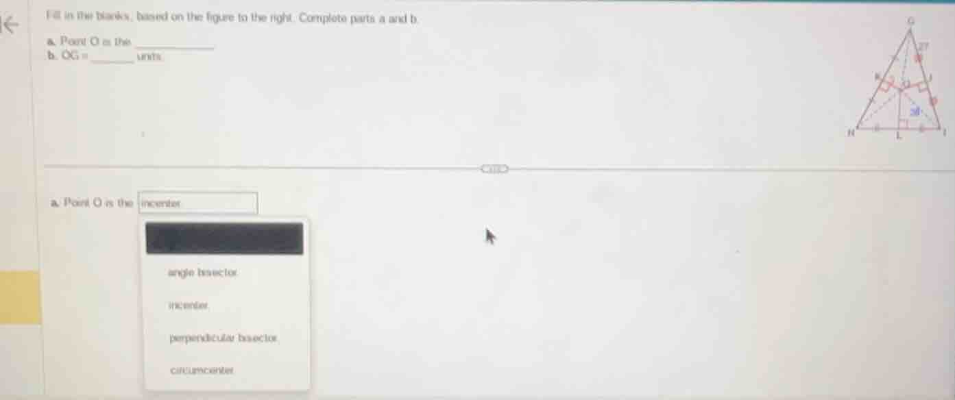 fill in the blanks, based on the figure to the right. complete parts a …