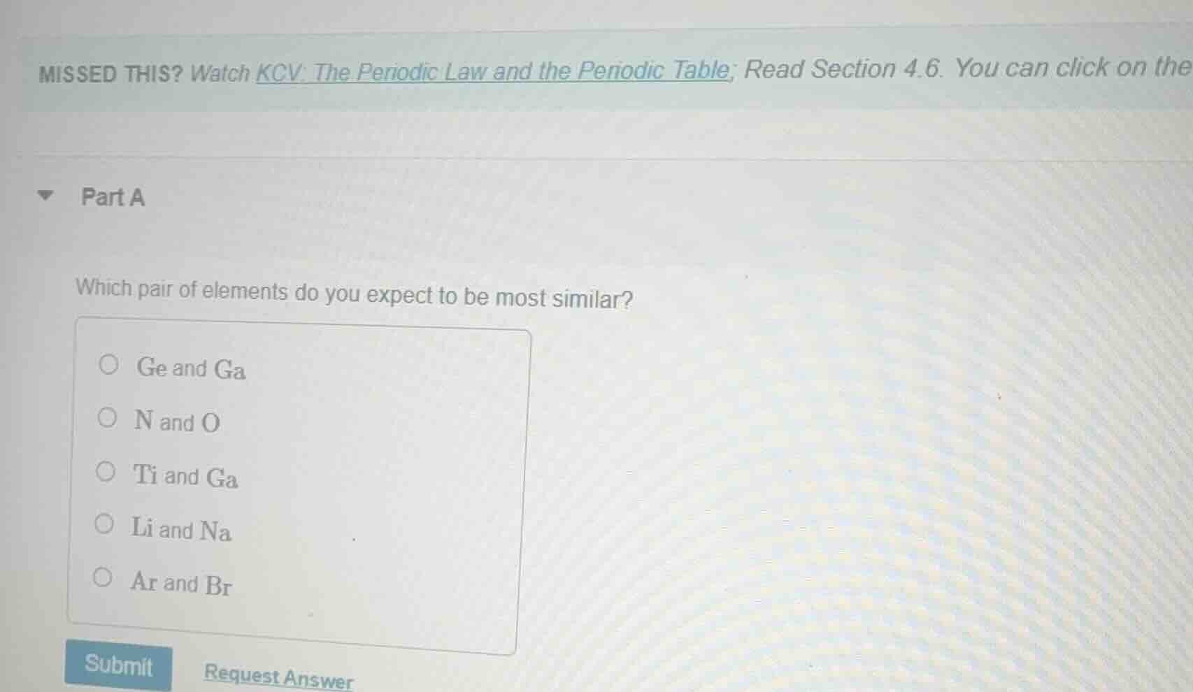 missed this? watch kcv: the periodic law and the periodic table; read s…