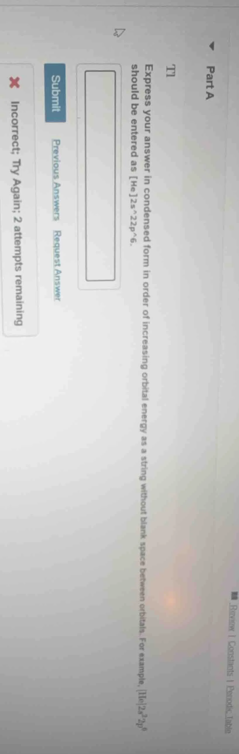 part a tl express your answer in condensed form in order of increasing …