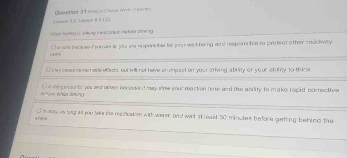 question 31 (multiple choice worth 3 points) (lesson 4.3, lesson 9.5 lc…