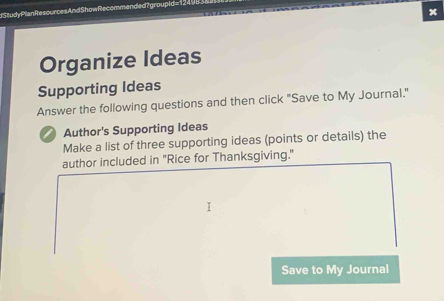 organize ideas supporting ideas answer the following questions and then…