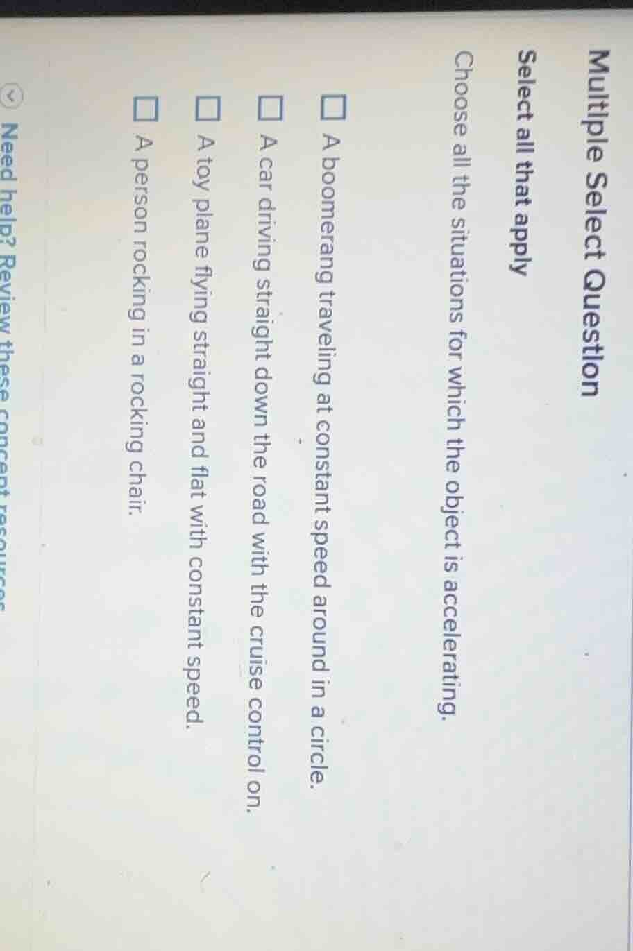 multiple select question select all that apply choose all the situation…