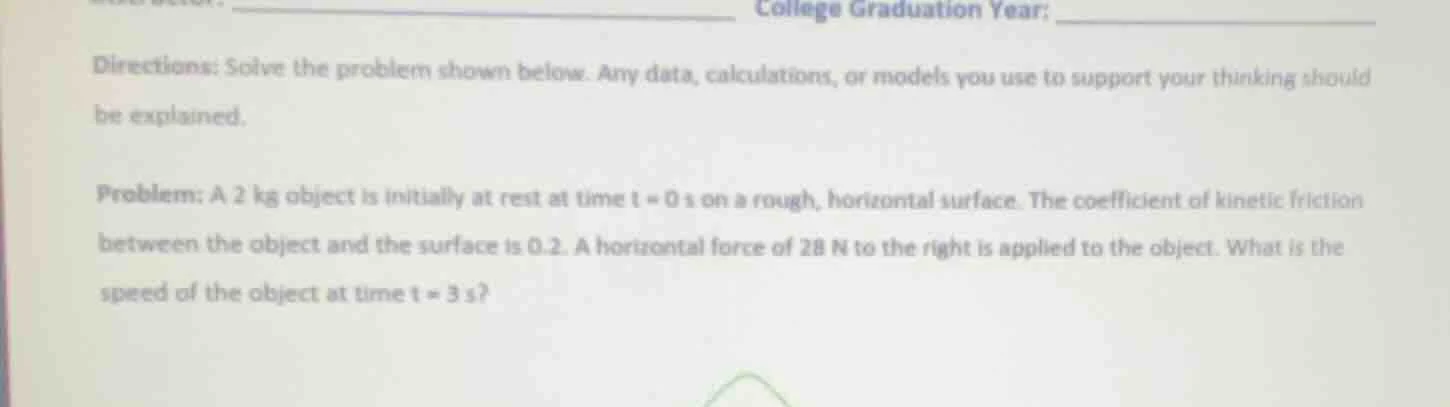 college graduation year: directions: solve the problem shown below. any…