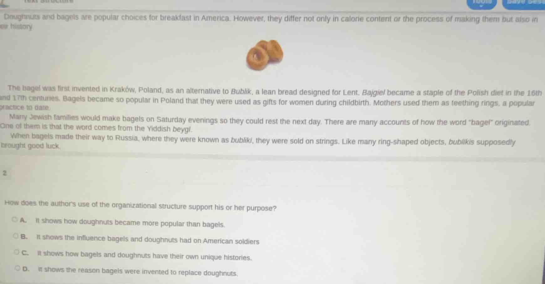 doughnuts and bagels are popular choices for breakfast in america. howe…