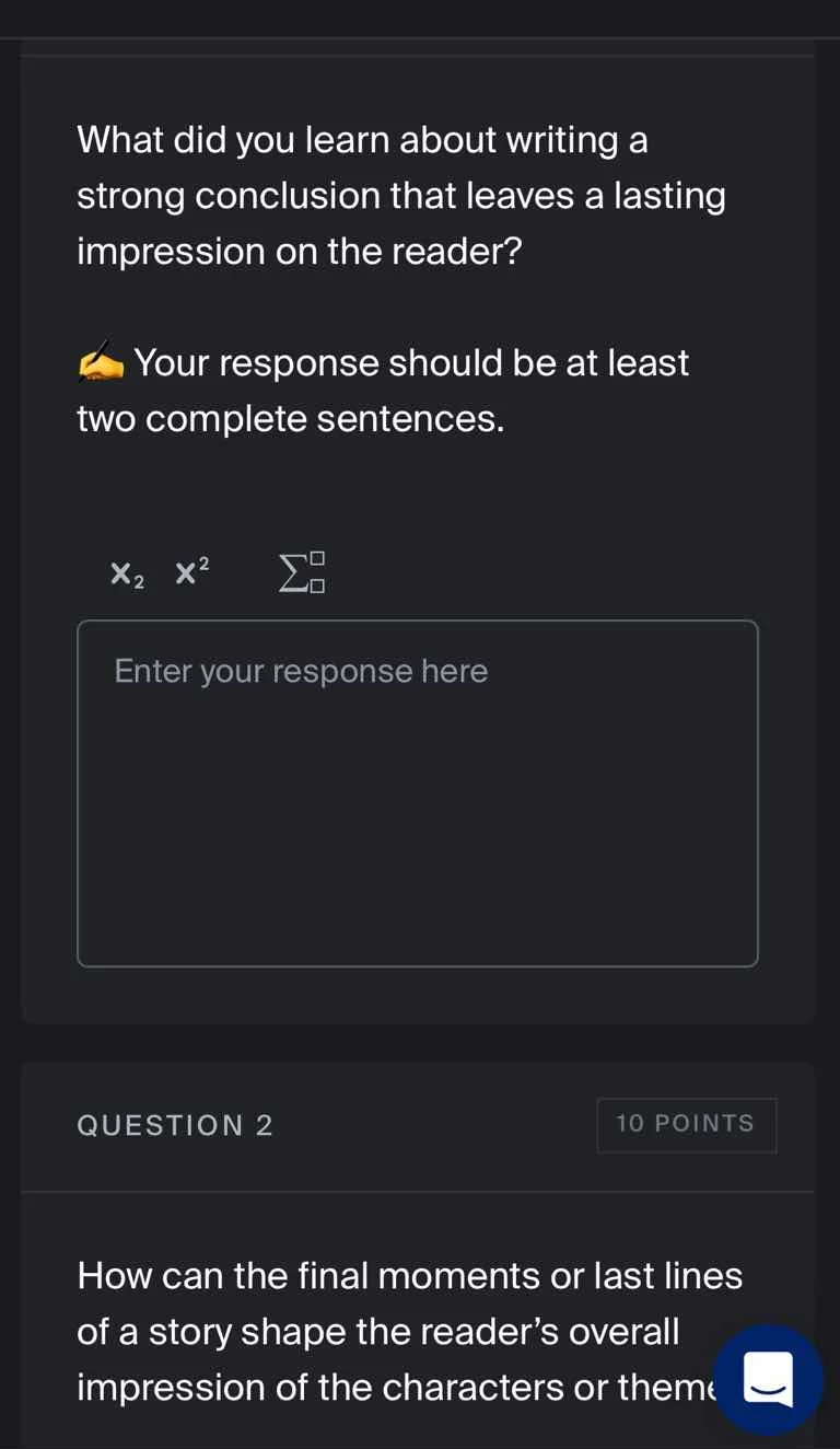 what did you learn about writing a strong conclusion that leaves a last…