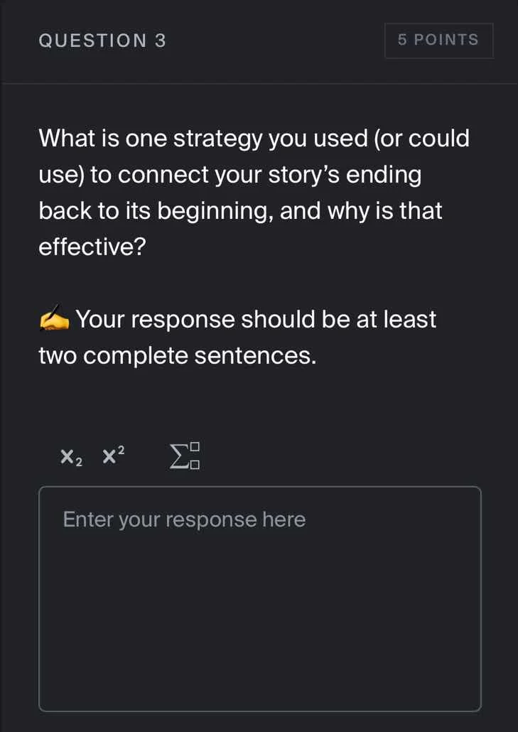 question 3 5 points what is one strategy you used (or could use) to con…