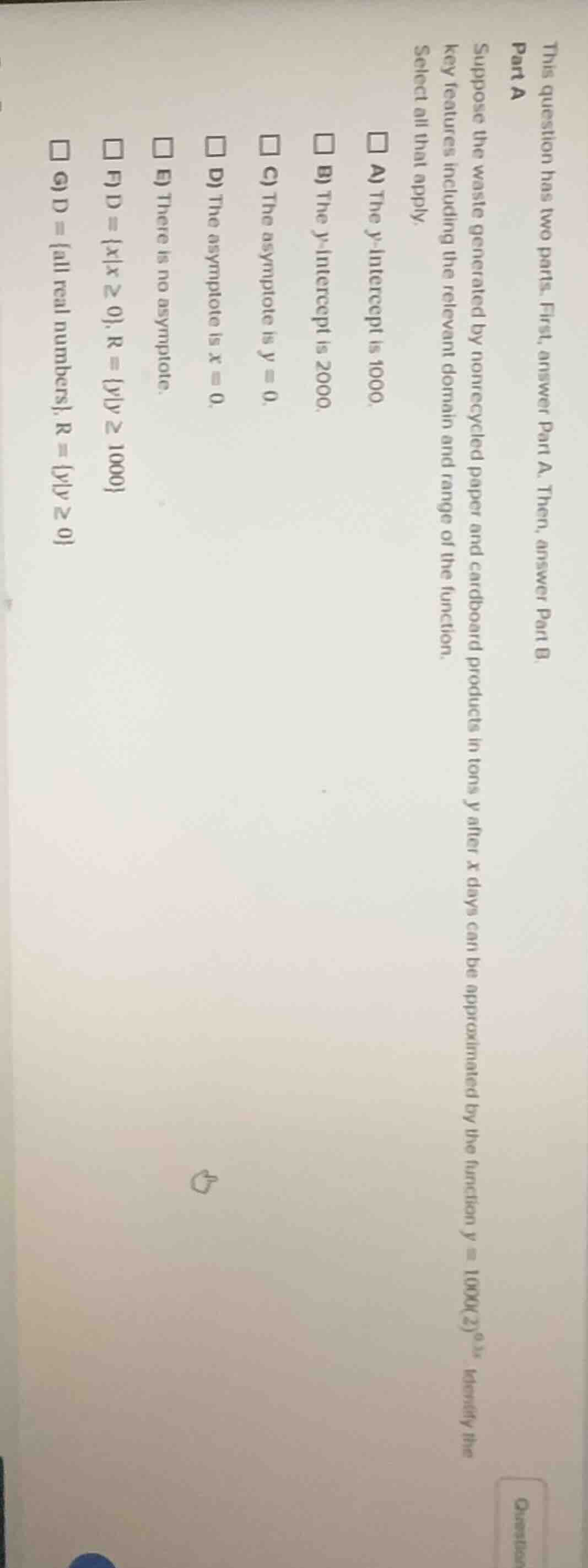 this question has two parts. first, answer part a. then, answer part b.…