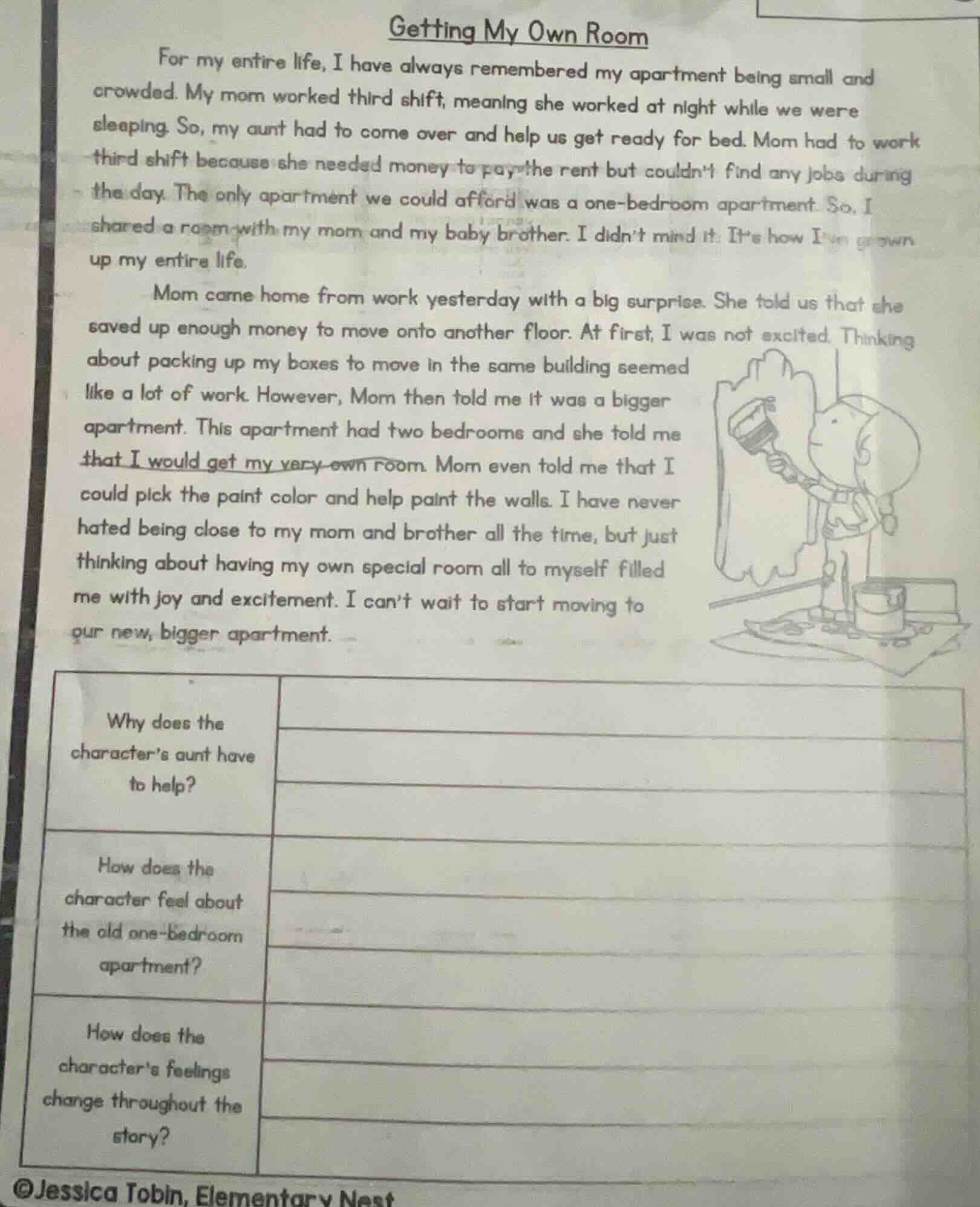 getting my own room for my entire life, i have always remembered my apa…