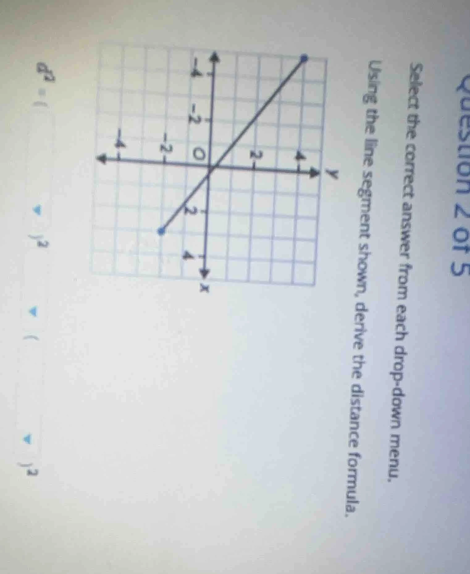 question 2 of 5 select the correct answer from each drop - down menu. u…