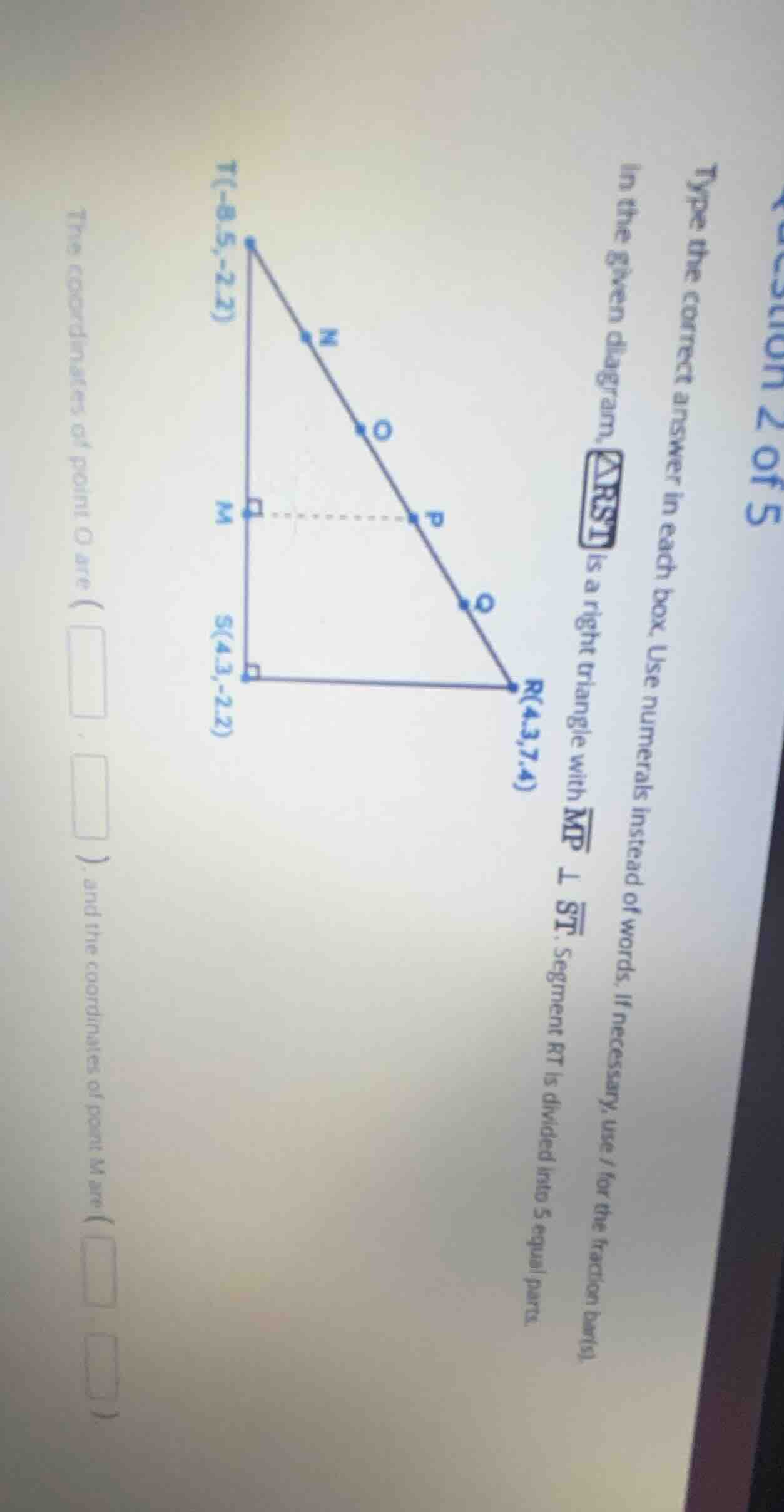 type the correct answer in each box. use numerals instead of words. if …