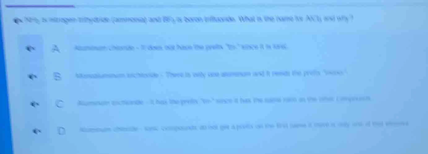n₂o₅ is nitrogen trihydride (ammonia) and bf₃ is boron trifluoride. wha…