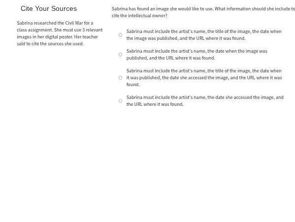 cite your sources sabrina researched the civil war for a class assignme…