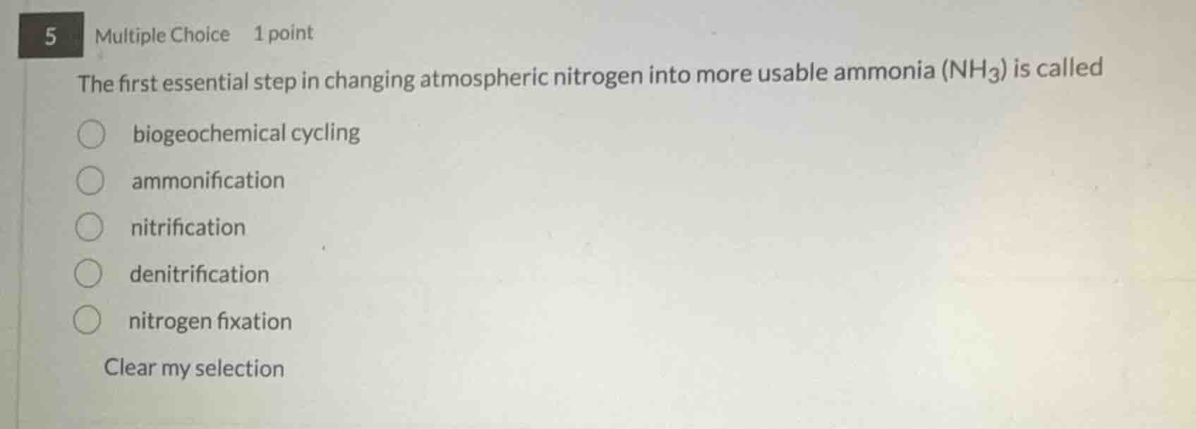 5 multiple choice 1 point the first essential step in changing atmosphe…