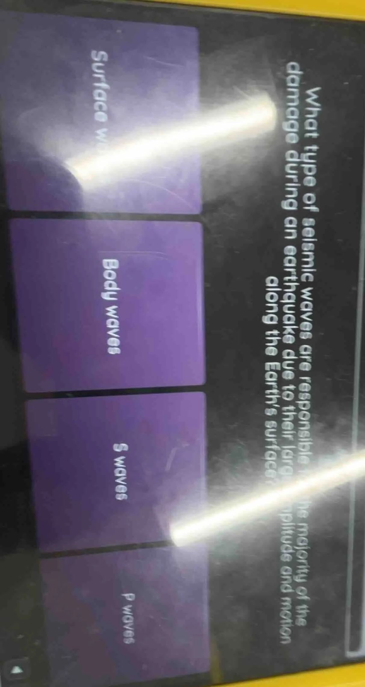 what type of seismic waves are responsible damage during an earthquake …