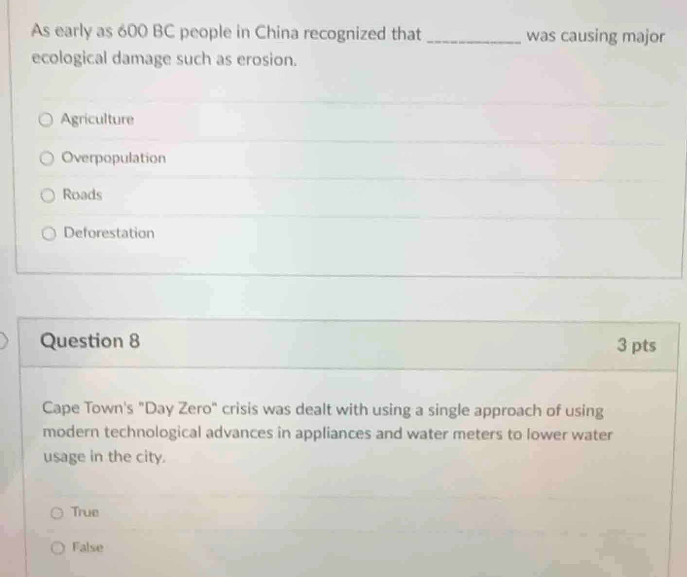 as early as 600 bc people in china recognized that ________ was causing…