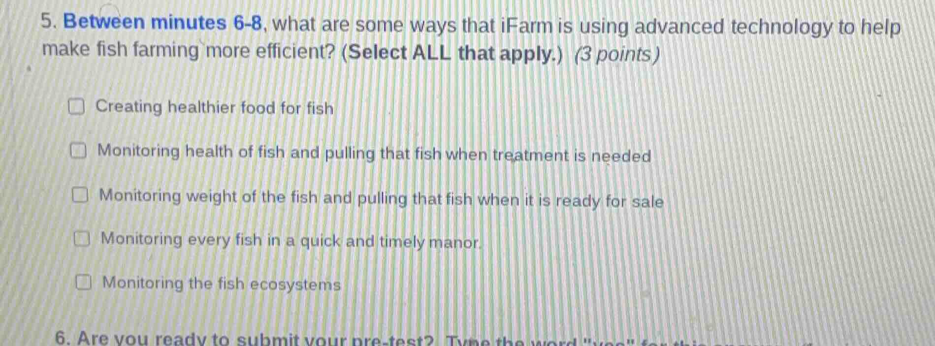 5. between minutes 6-8, what are some ways that ifarm is using advanced…