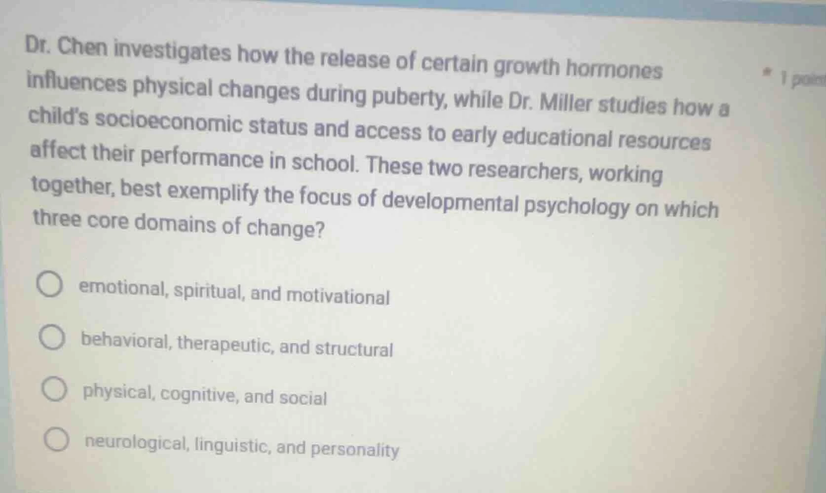 dr. chen investigates how the release of certain growth hormones influe…