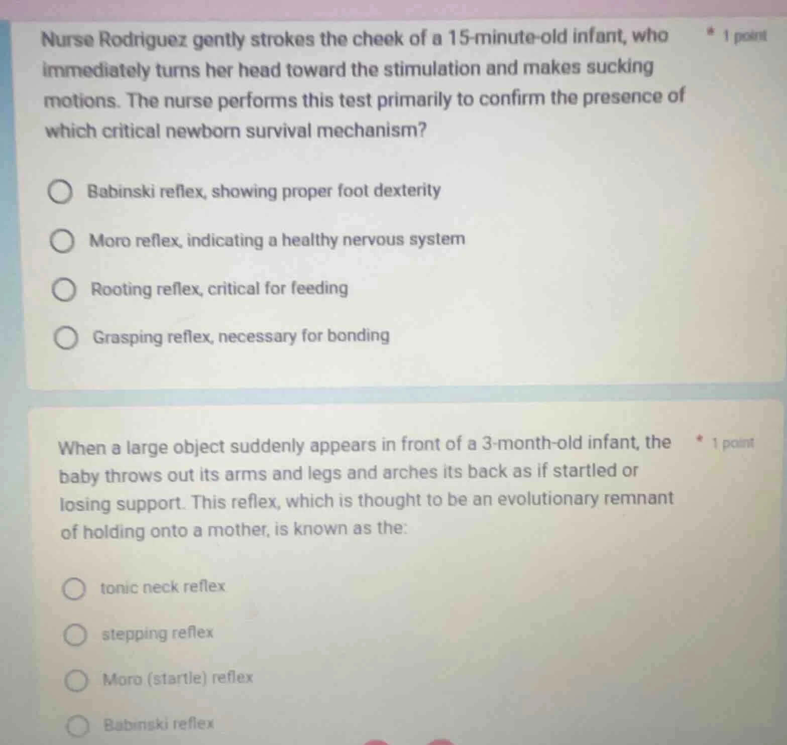 nurse rodriguez gently strokes the cheek of a 15 - minute - old infant,…