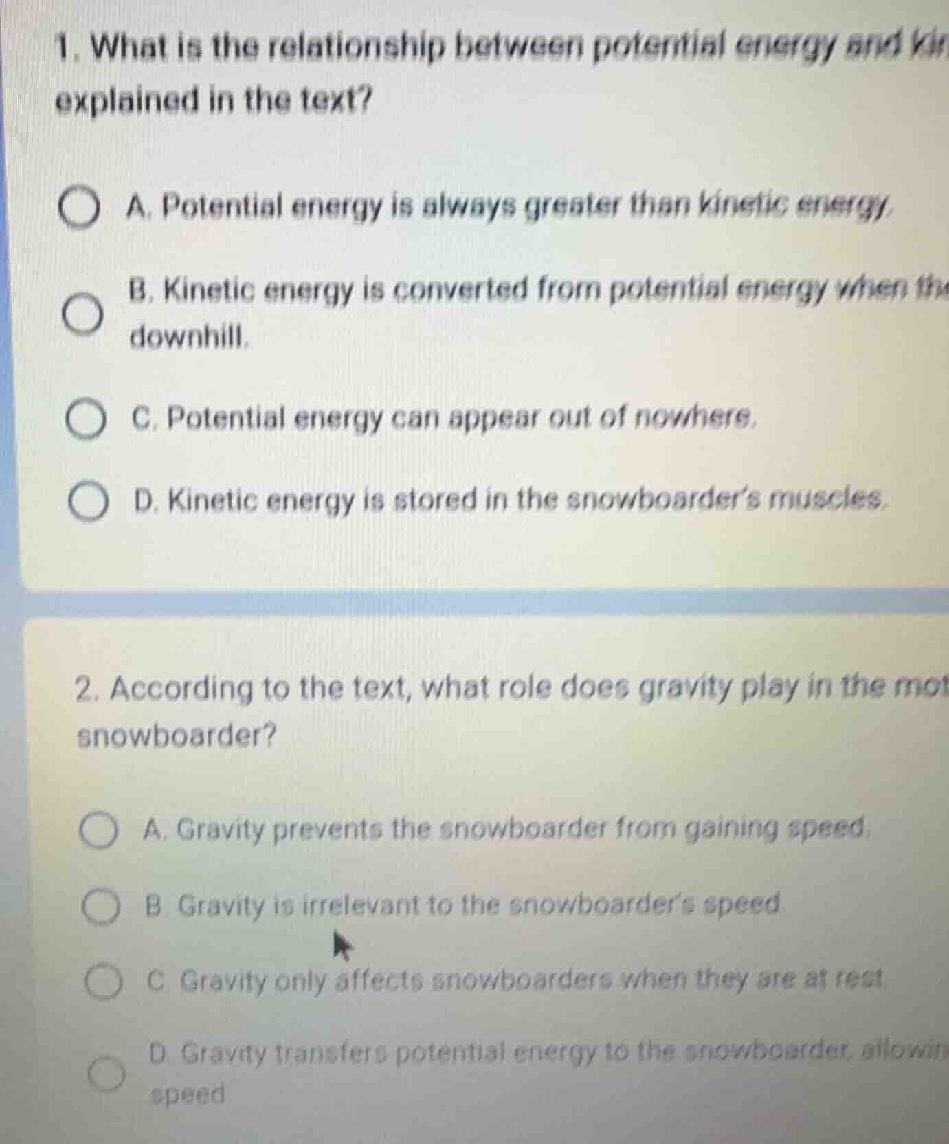 1. what is the relationship between potential energy and ki explained i…