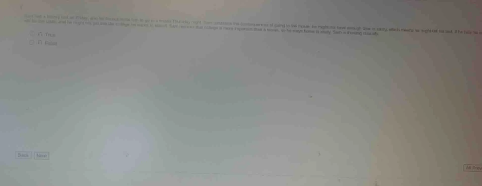 sam has a history test on friday, and his friends invite him to go to a…