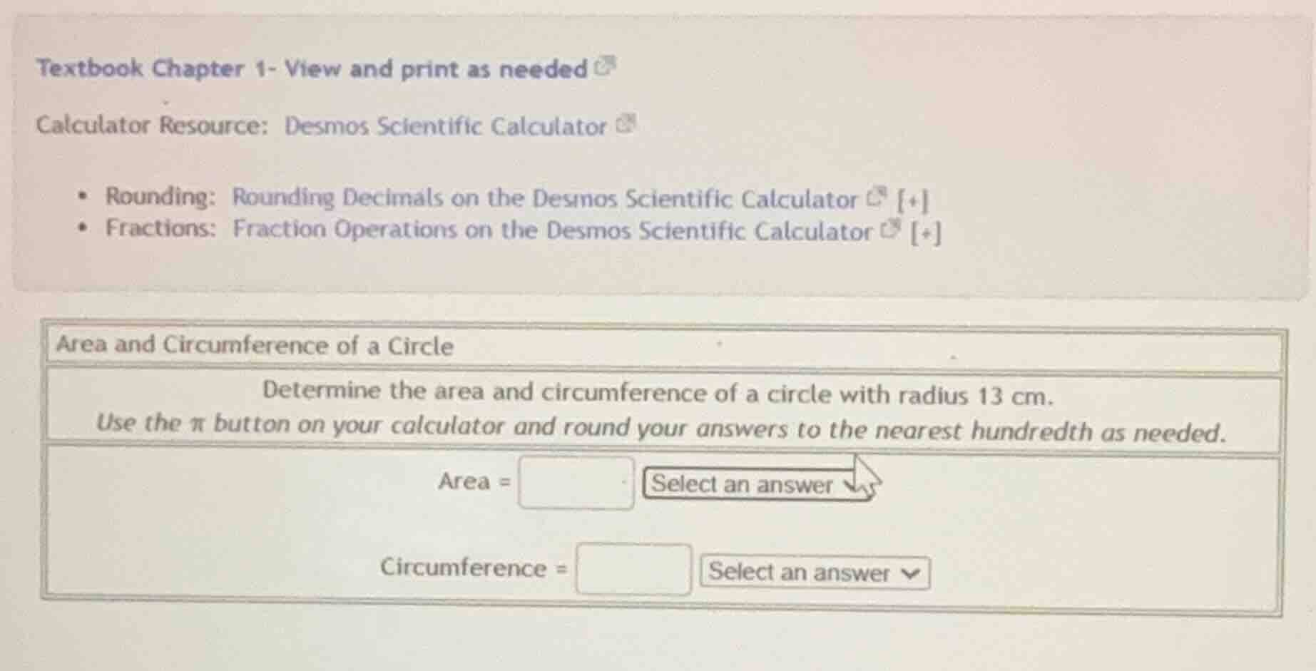 textbook chapter 1- view and print as neededcalculator resource: desmos…
