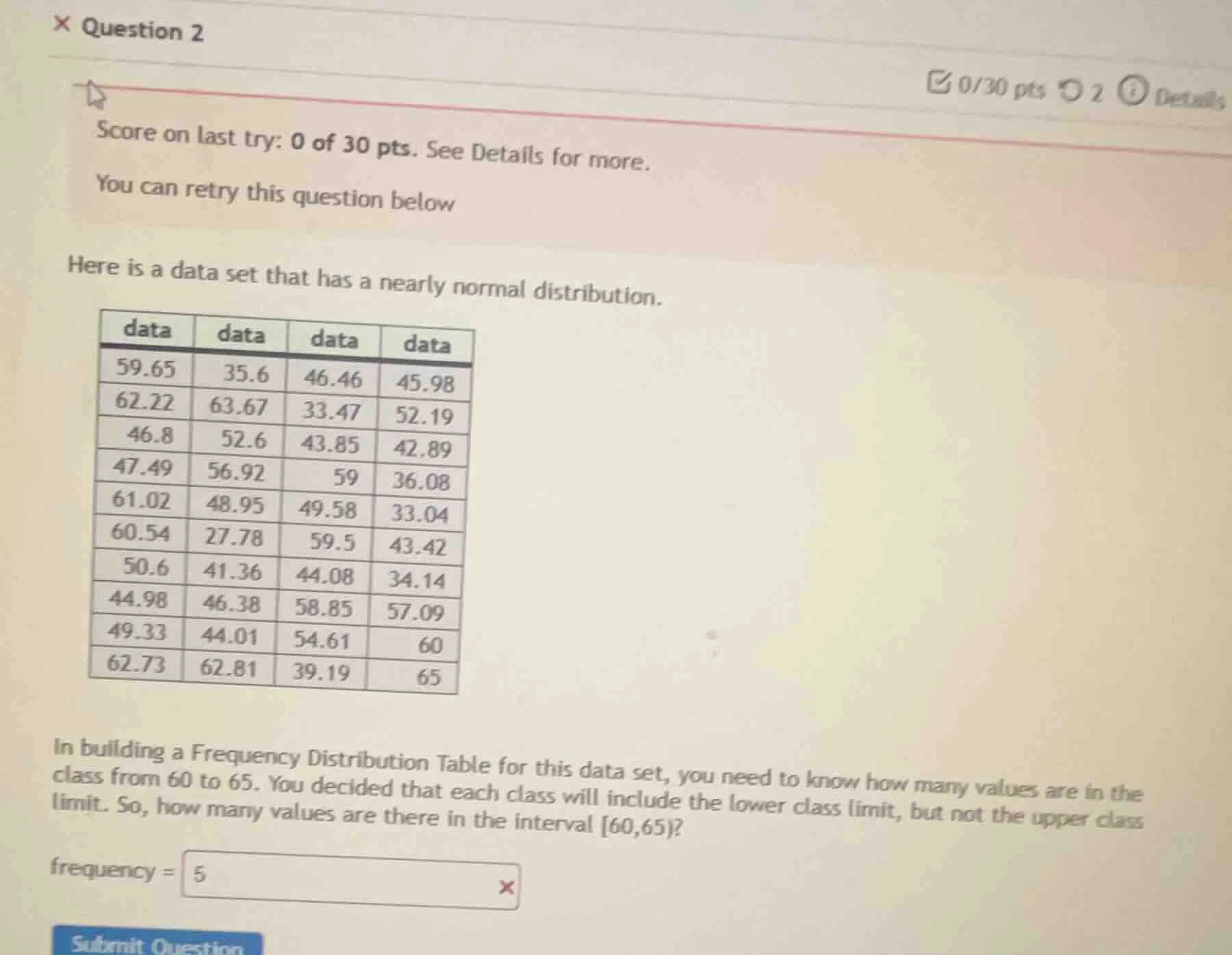 question 2 score on last try: 0 of 30 pts. see details for more. you ca…