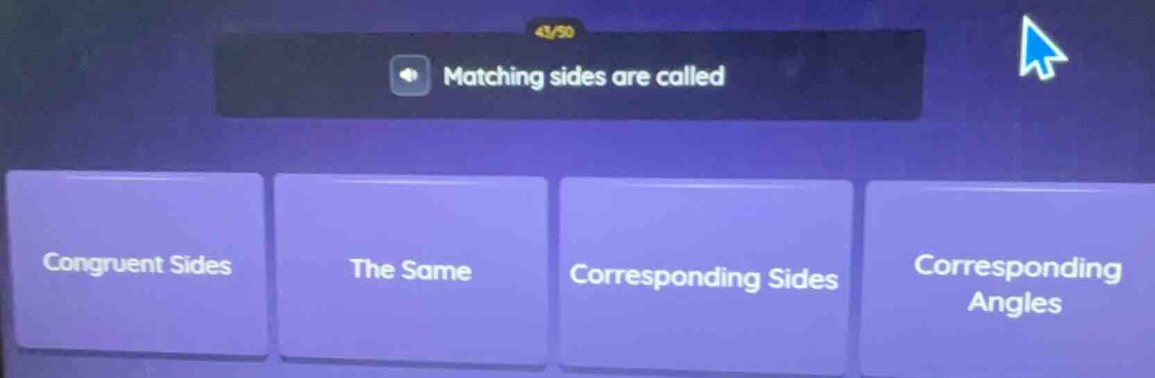 matching sides are called; congruent sides; the same; corresponding sid…