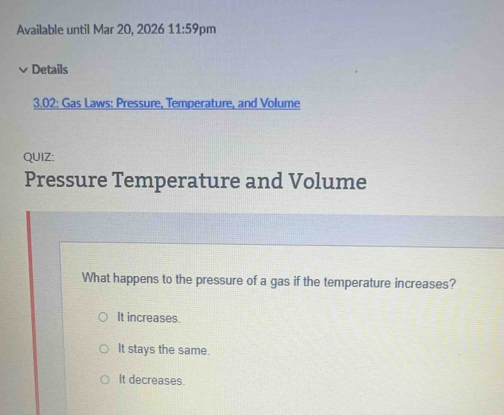available until mar 20, 2026 11:59pm details 3.02: gas laws: pressure, …