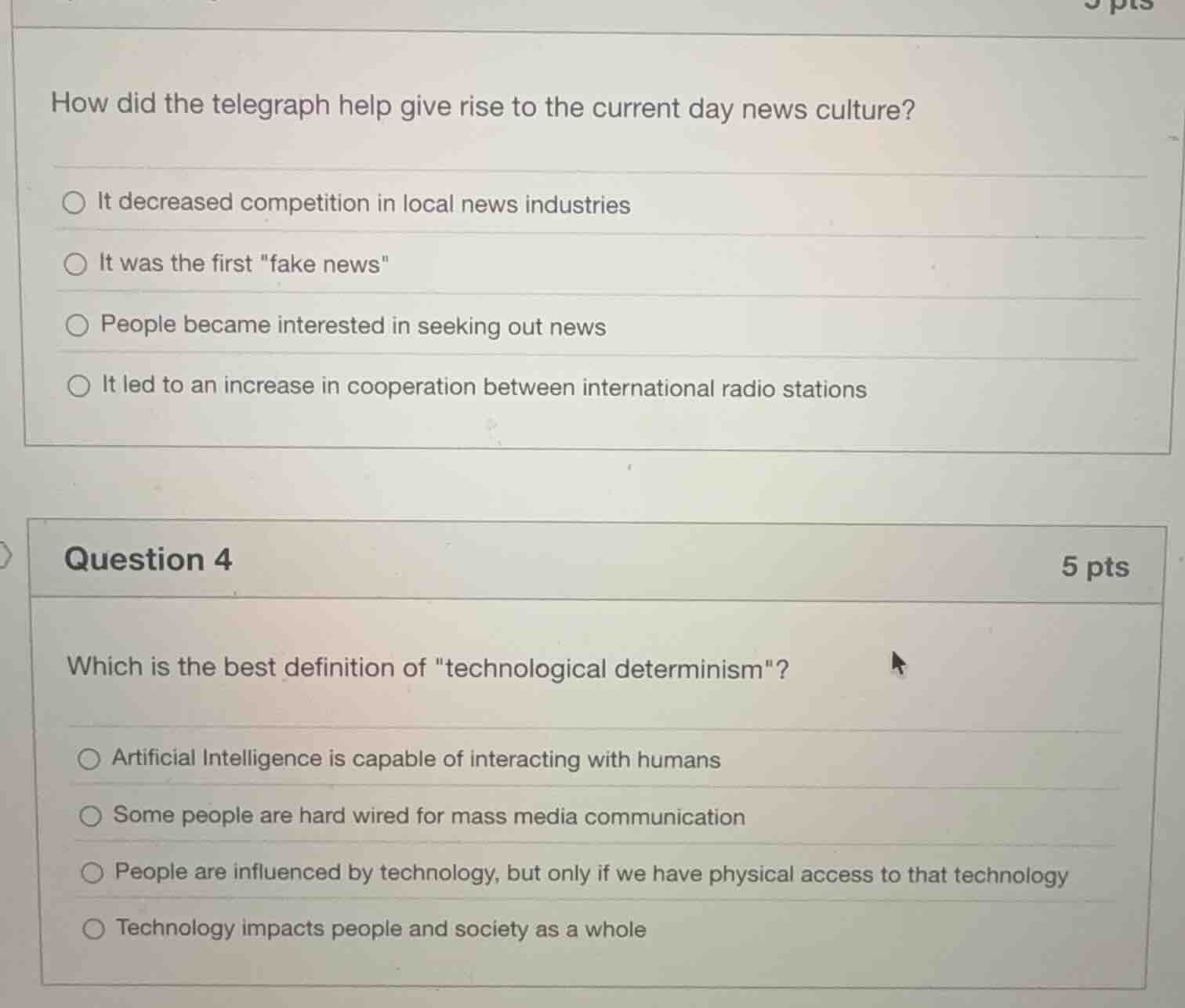 how did the telegraph help give rise to the current day news culture? i…