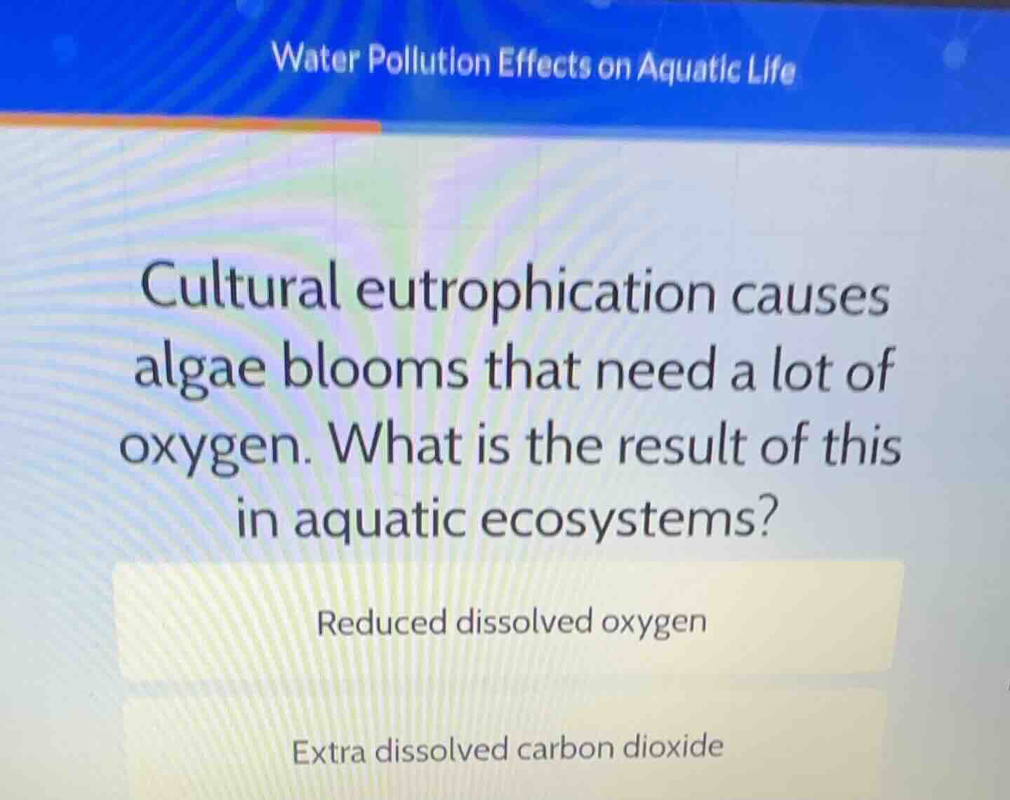water pollution effects on aquatic life cultural eutrophication causes …