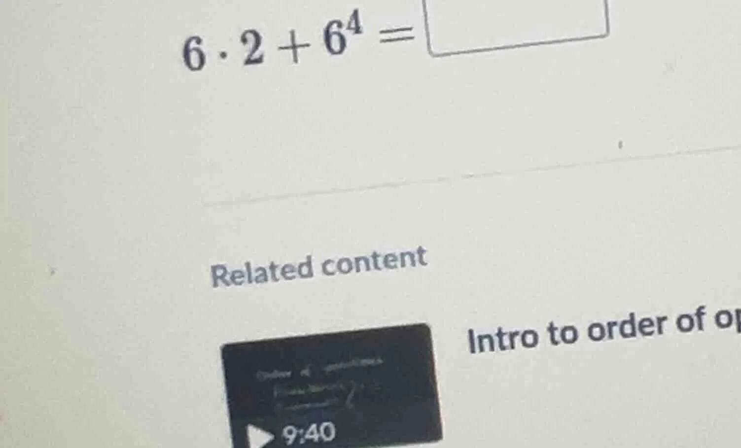 6·2 + 6⁴ =