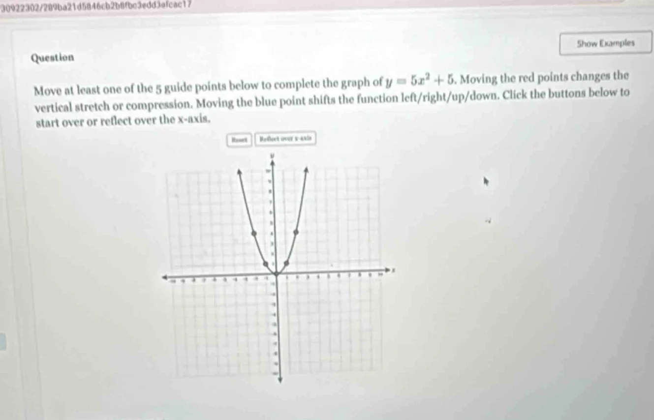 question move at least one of the 5 guide points below to complete the …