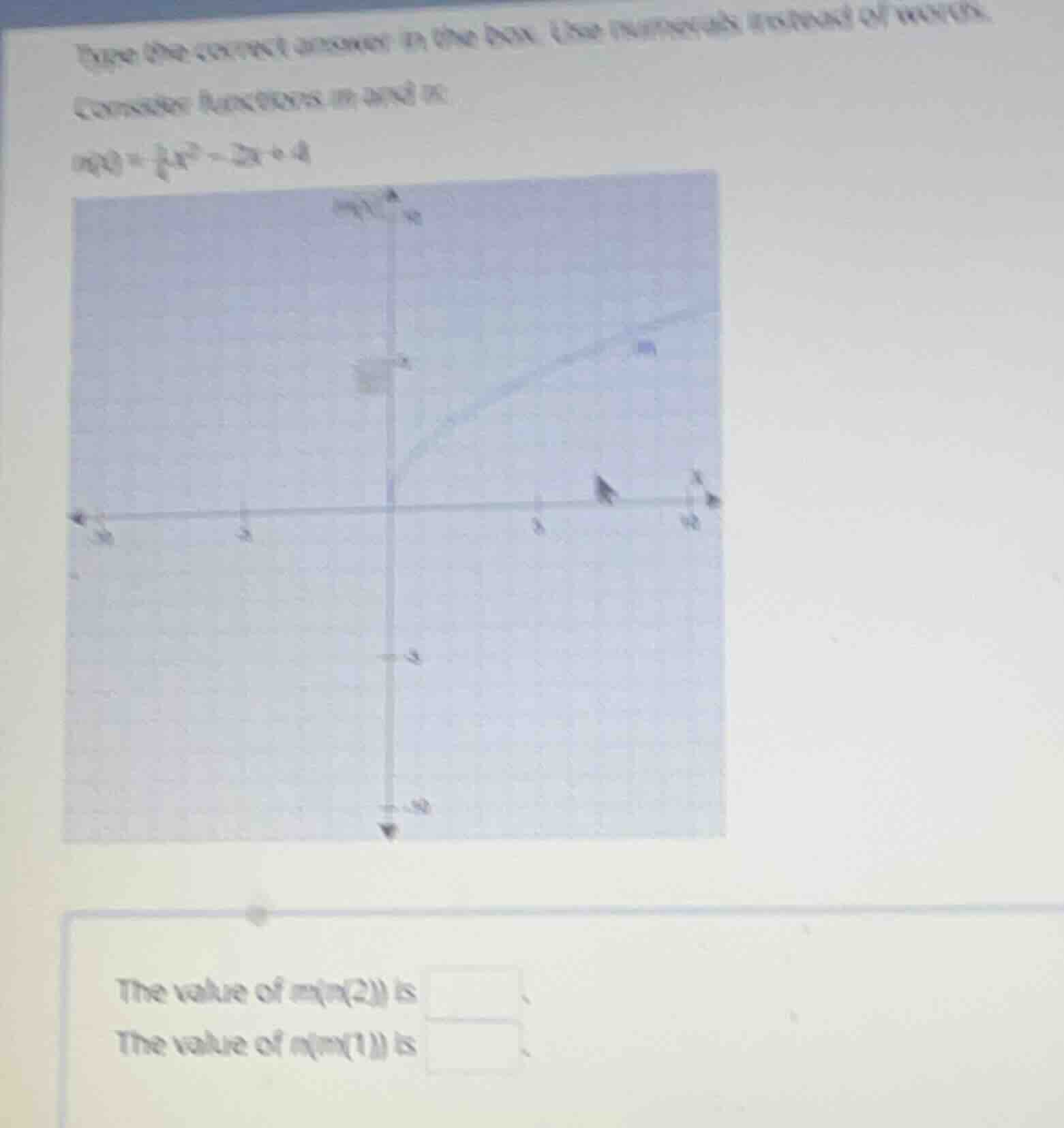 type the correct answer in the box. use numerals instead of words. cons…