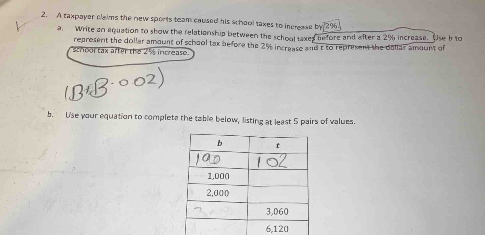 2. a taxpayer claims the new sports team caused his school taxes to inc…