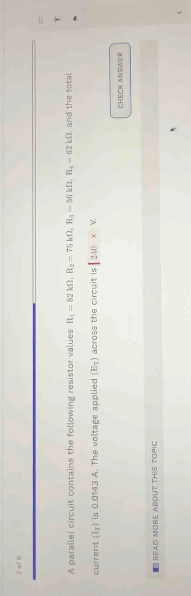 a parallel circuit contains the following resistor values ( r_1 = 82spa…