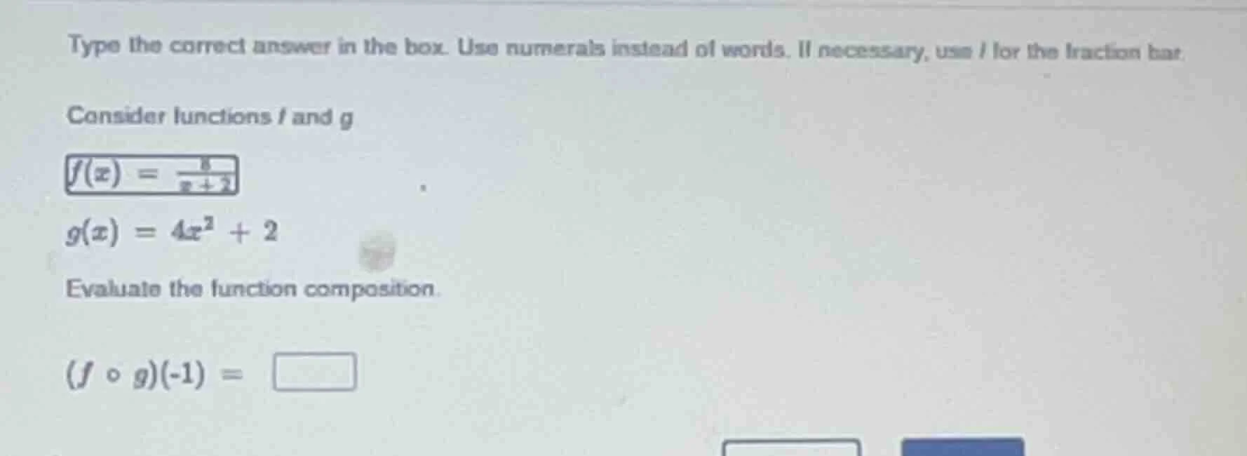 type the correct answer in the box. use numerals instead of words. if n…