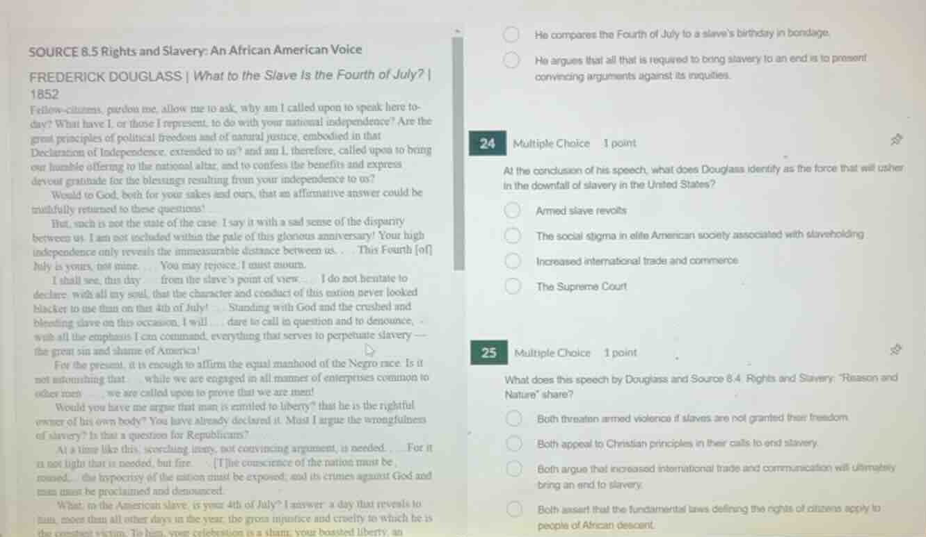 source 8.5 rights and slavery: an african american voice frederick doug…