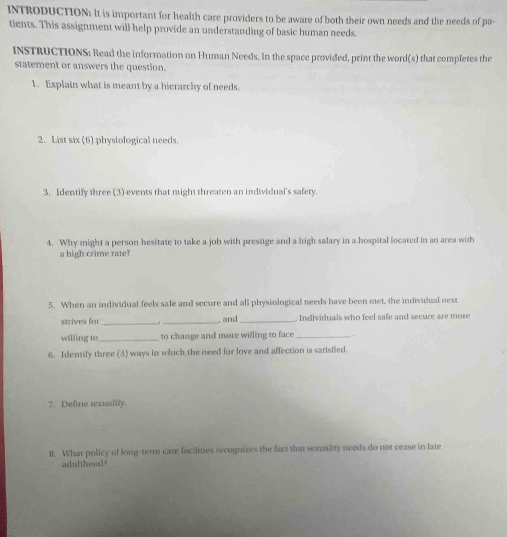 introduction: it is important for health care providers to be aware of …